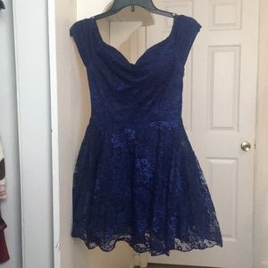 Blue Lace Dress